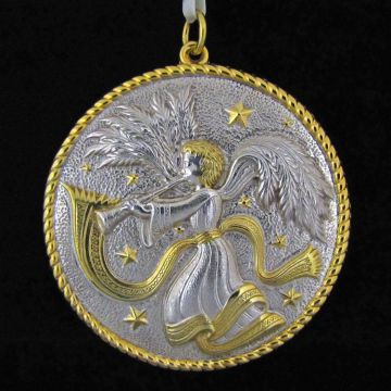 2004 Buccellati Harold Angel Sterling Ornament image