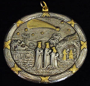 2011 Buccellati Three Wise Men Sterling Ornament image