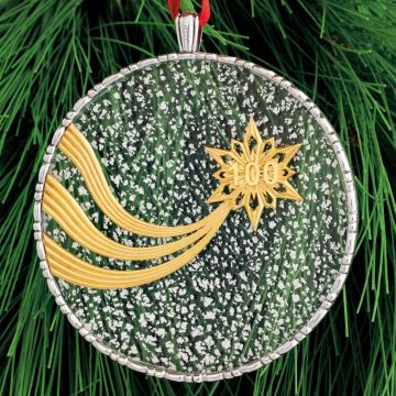 2019 Buccellati Star 100th Aniversary Sterling & Murano Glass Annual Ornament