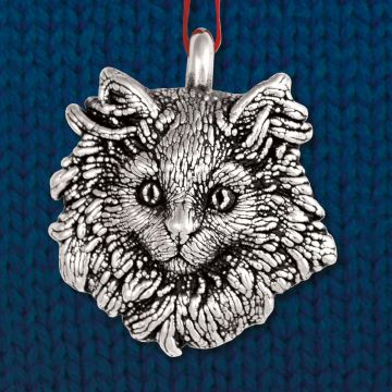 Cat of Mine Kitten Face Sterling Ornament Pendant