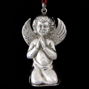 Cazenovia Praying Angel Sterling Ornament
