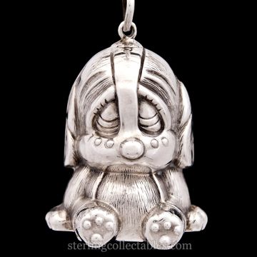 Cazenovia Puppy Sterling Ornament image