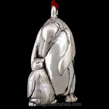 Cazenovia Penguin Sterling Ornament image
