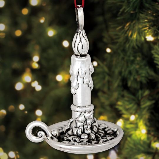 2018 Cazenovia Candlestick Sterling Ornament Sterling Collectables 2018 Cazenovia Candlestick Sterling Ornament - 2018 Cazenovia Candlestick Sterling Ornament Sterling Collectables