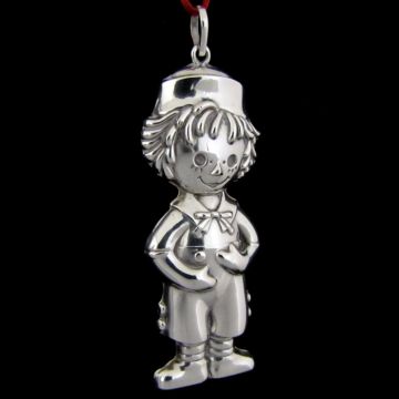 Cazenovia Raggedy Andy Sterling Ornament image