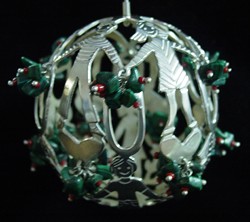 Emilia Castillo 3-D Children With World Sterling Ornament image