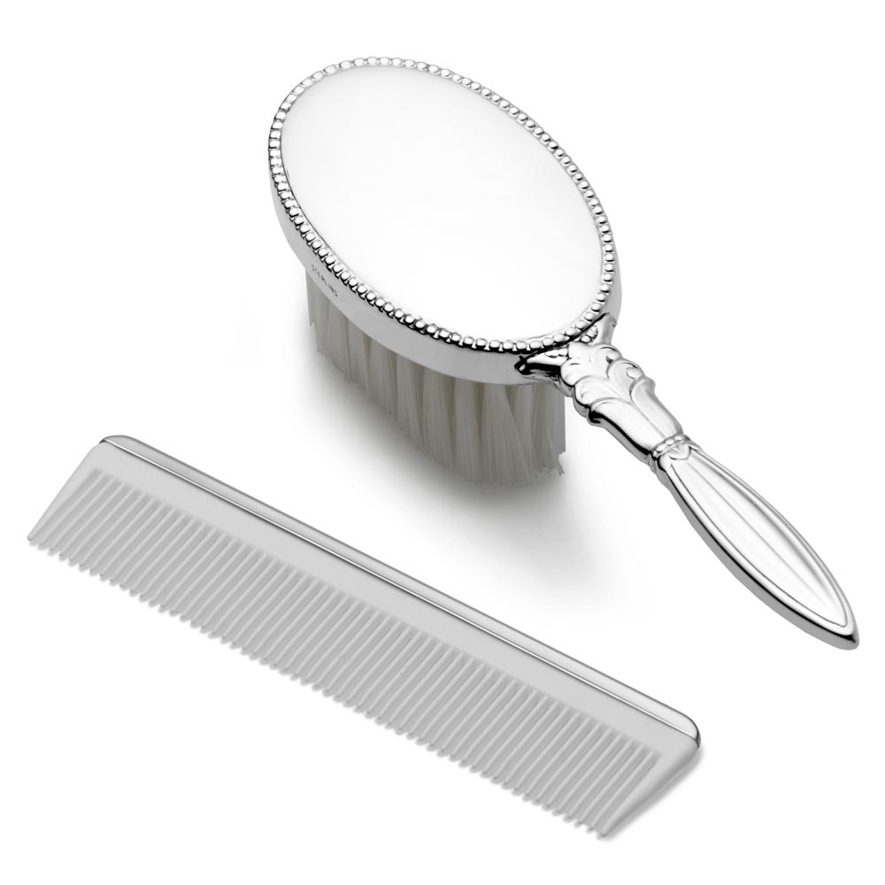 Oval Sterling Silver Modernist Hair Comb Oval Sterling Silver Modernist Hair Comb | eBay main image 2