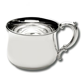 Empire Silver Pot Belly Baby Cup Sterling image