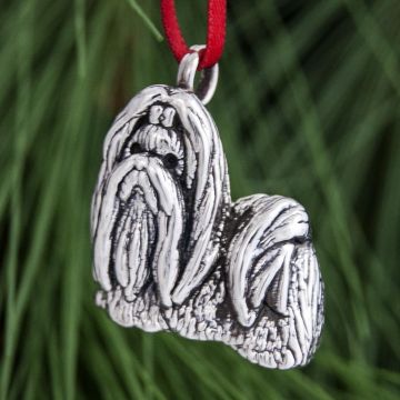 Galvanique Maltese Sterling Ornament