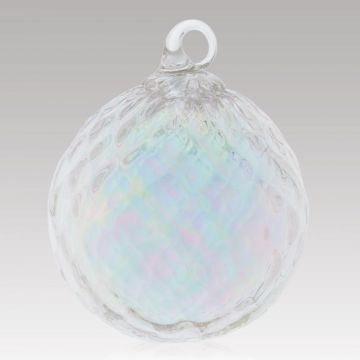 Glass Eye April Clear Diamond Ornament image