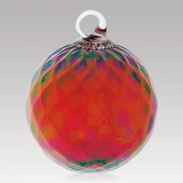 Glass Eye July Ruby Red Ornament image