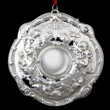 1990 Gorham Archive  Elizabethian Cupid Sterling Ornament image