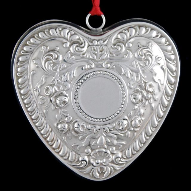 Sterling Collectables: 1988 Gorham Victorian Heart Sterling Ornament