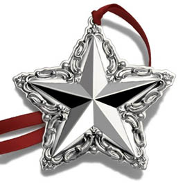 2008  Gorham Chantilly Star Sterling Ornament image