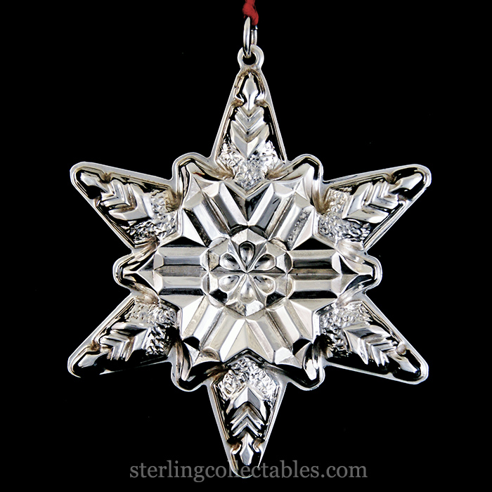 1970 Gorham Snowflake 1st Edition Sterling Ornament