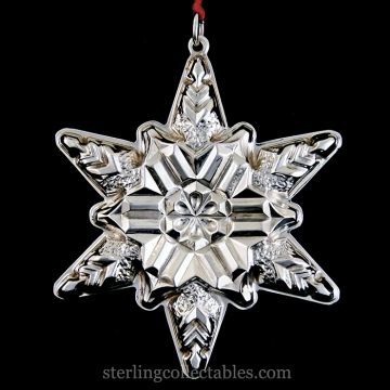 1970 Gorham Snowflake 1st Edition Sterling Ornament image
