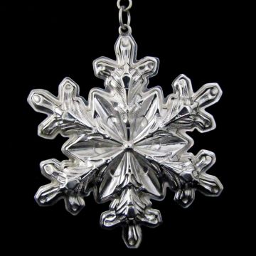 1973 Gorham Snowflake Sterling Ornament image