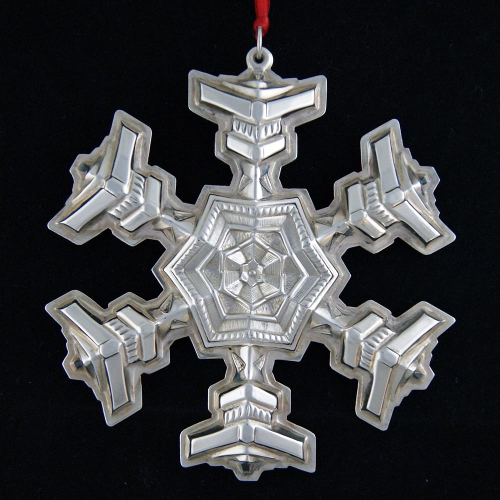 1977 Gorham Snowflake 8th Edition Sterling Ornament