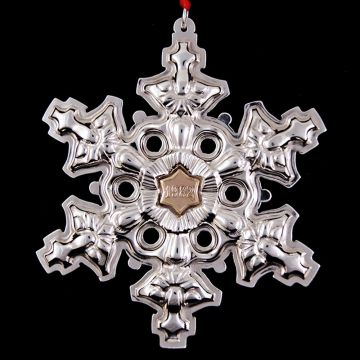 1982 Gorham Snowflake Sterling Ornament image