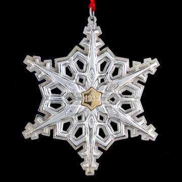 1983 Gorham Snowflake Sterling Ornament image