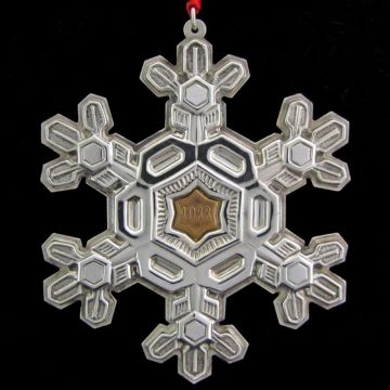 1988 Gorham Snowflake Sterling Ornament image