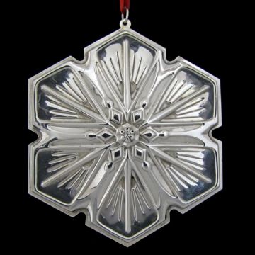 1992 Gorham Snowflake Sterling Ornament image