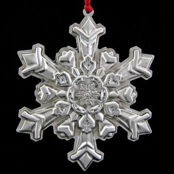 1995 Gorham Snowflake Sterling Ornament image