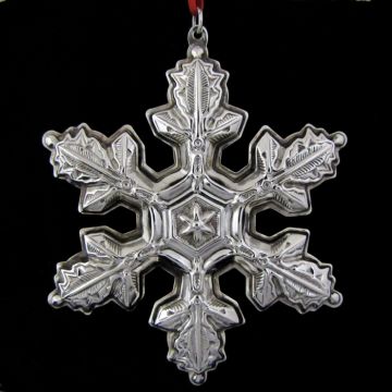 1997 Gorham Snowflake Ornament Sterling Ornament image