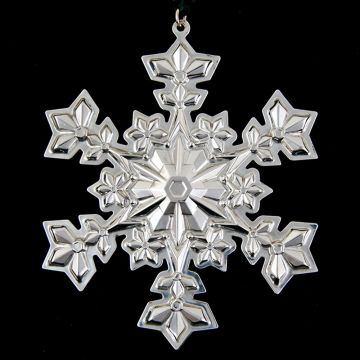 2000 Gorham Snowflake Sterling Ornament image