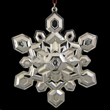 2001 Gorham Snowflake Sterling Ornament image