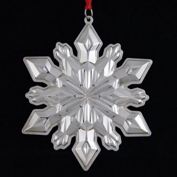 2002 Gorham Snowflake Sterling Ornament image