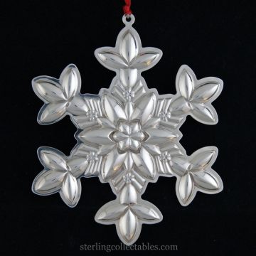 2003 Gorham Snowflake Sterling Ornament image
