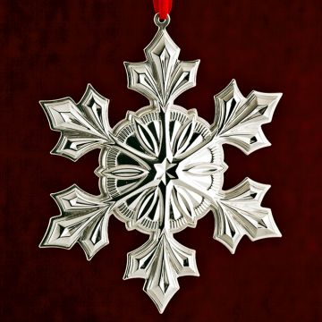 2007 Gorham Snowflake Sterling Ornament image