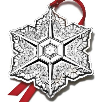 2011 Gorham Snowflake 42nd Edition Sterling Ornament image
