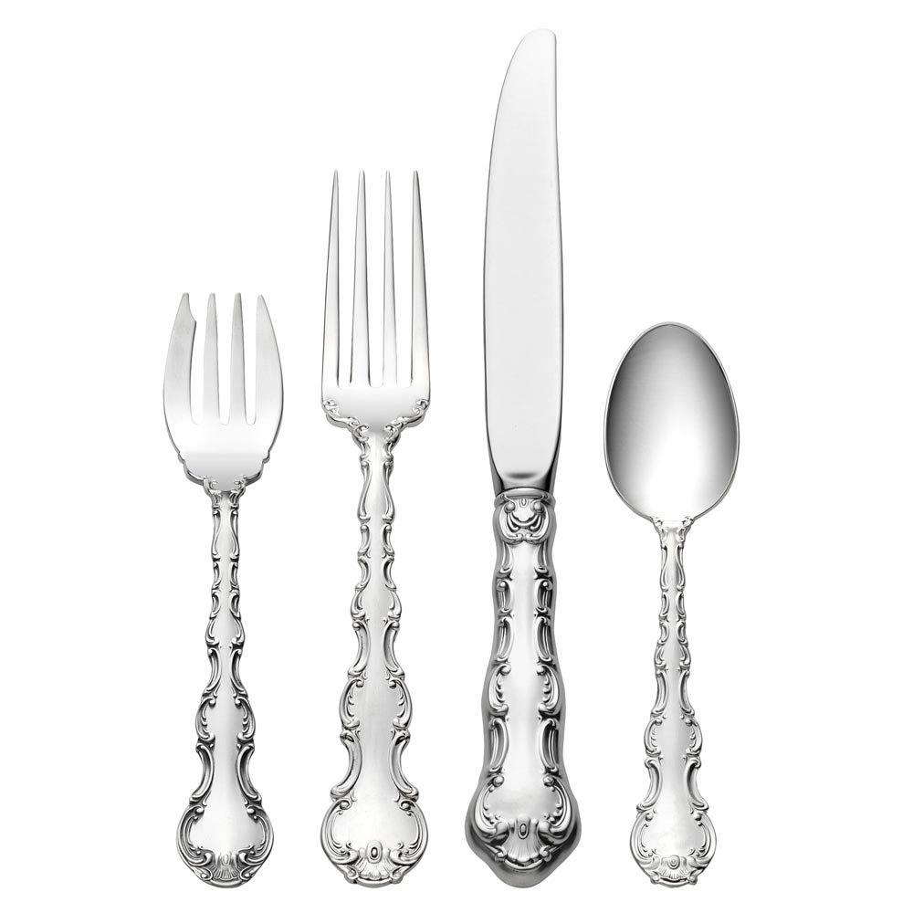 GORHAM　ゴーハム　シルバー925  カトラリー Sterling Collectables: Gorham Strasbourg 4 Piece Dinner Setting