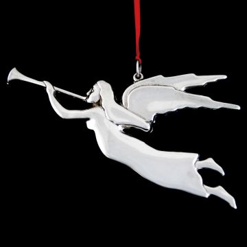 1974/75 Gorham American Heritage Angel with Horn Sterling Ornament image