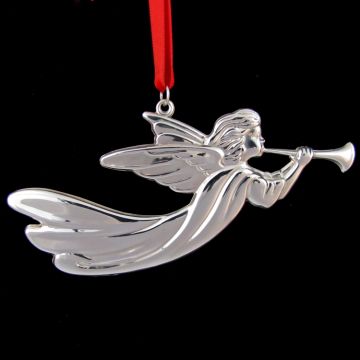 1986 Gorham Herald Angel Sterling Ornament