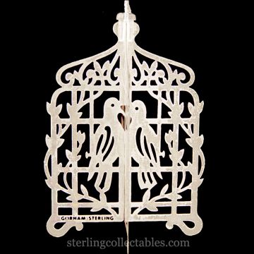 Gorham Filigree Dove Sterling Ornament image