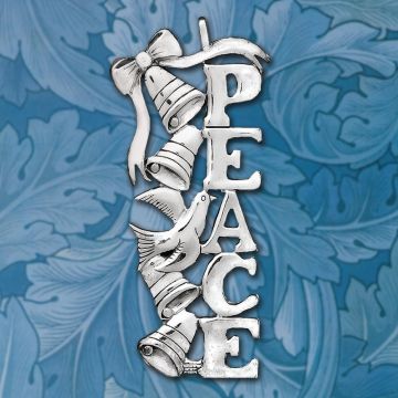 Hand & Hammer Peace Sterling Ornament image