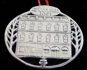 2001 Hand & Hammer Scontsas Sterling Ornament image