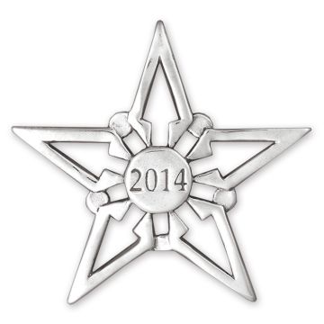 2014 Hand & Hammer Annual Star Sterling Ornament image