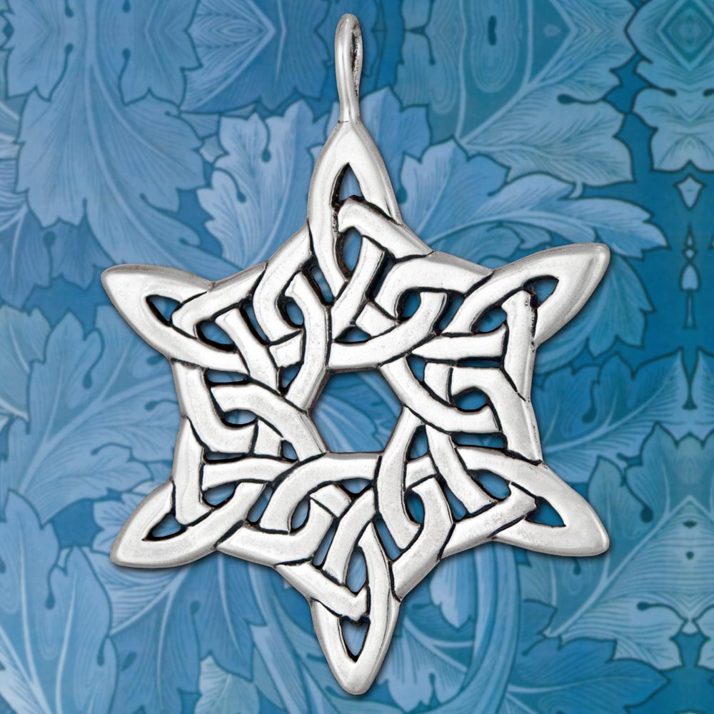 Sterling Collectables Hand & Hammer Celtic Snowflake Sterling Ornament