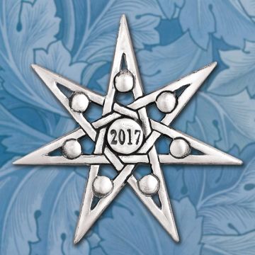 2017 Hand & Hammer Star Annual Sterling Ornament image