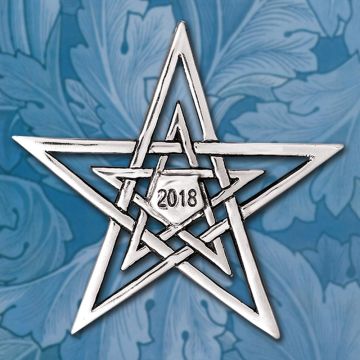 2018 Hand & Hammer Star Annual Sterling Ornament image