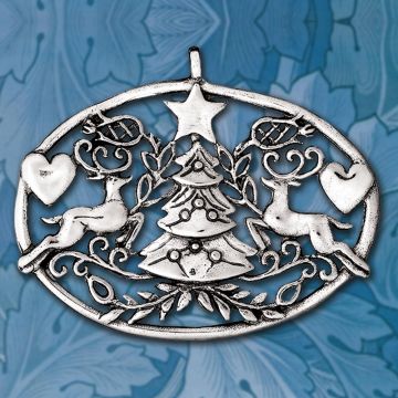Hand & Hammer Wiehnachte Sterling Ornament image