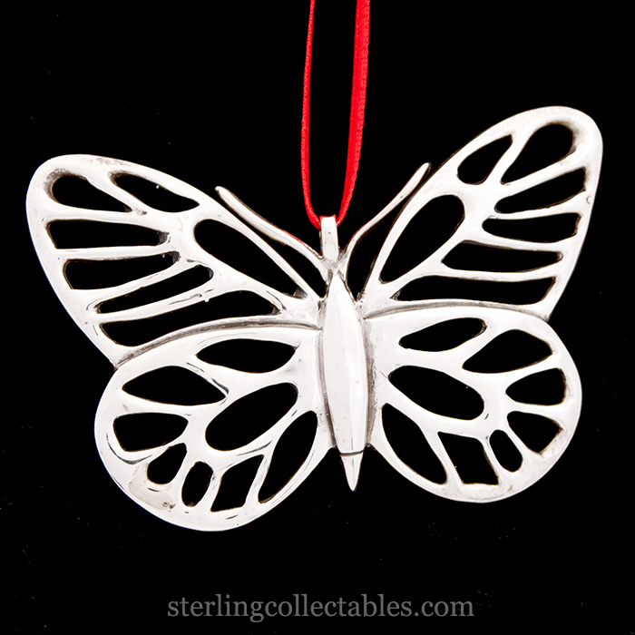 Hand & Hammer Papillon Neiman Marcus Rare Sterling Ornament