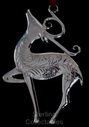 Hand & Hammer Prancer Sterling Ornament