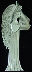 MFA  Boston Angel with Lyre Sterling Ornament image