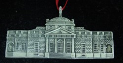 Thomas Jefferson Home Sterling Ornament image