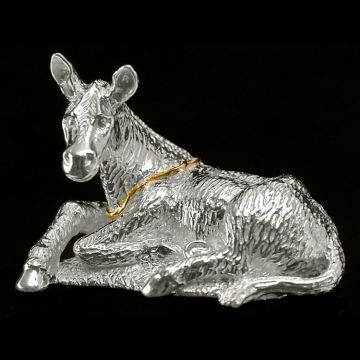 Harry Smith Donkey Nativity Sterling Ornament image